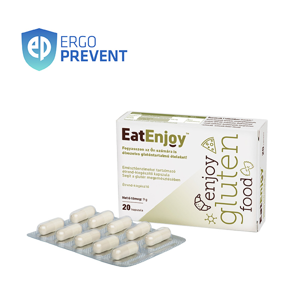 EatEnjoy ™ emésztőenzimeket tartalmazó étrend-kiegészítő kapszula 20x